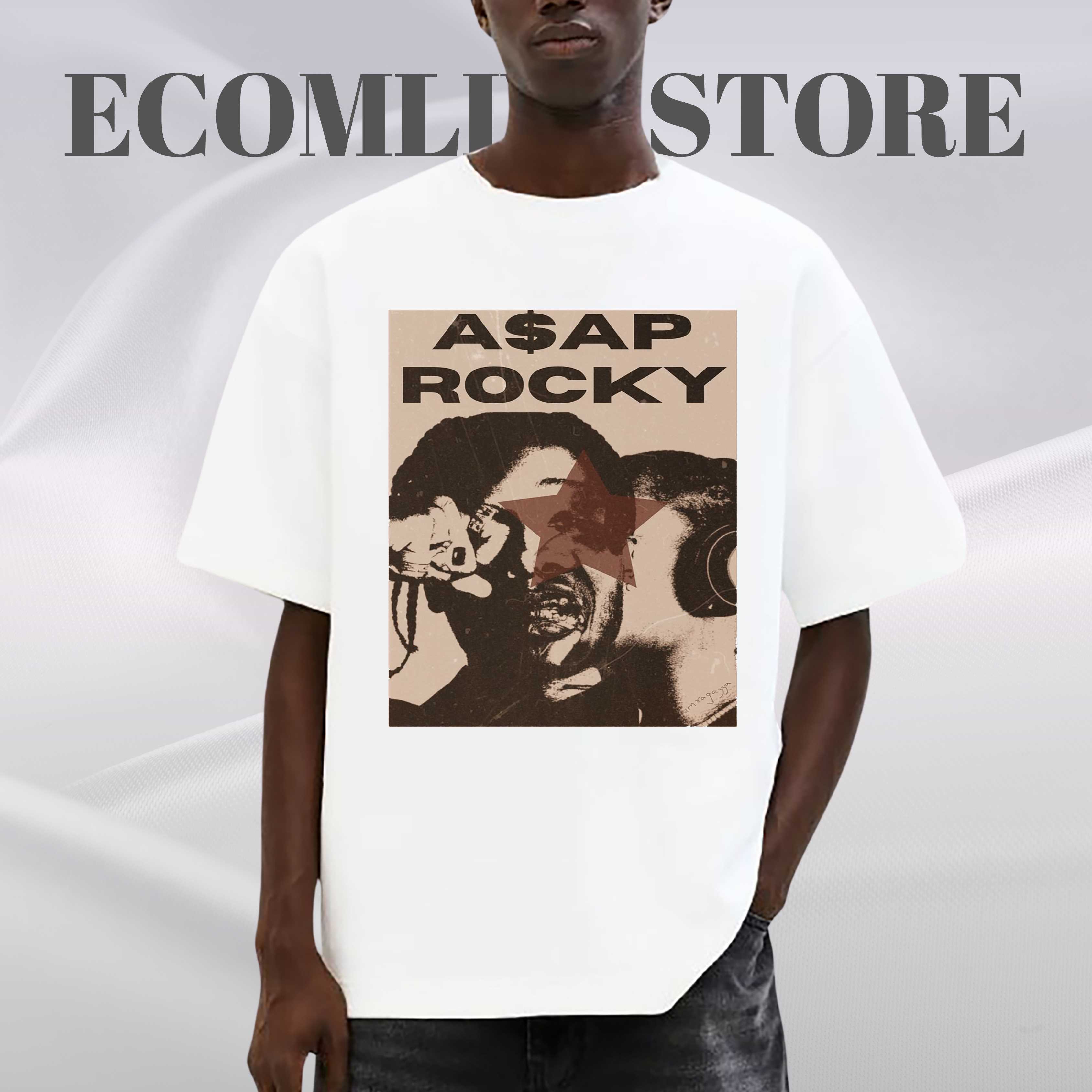 Asap Rocky T-Shirt, Vintage Rap Tee, Rocky Merch